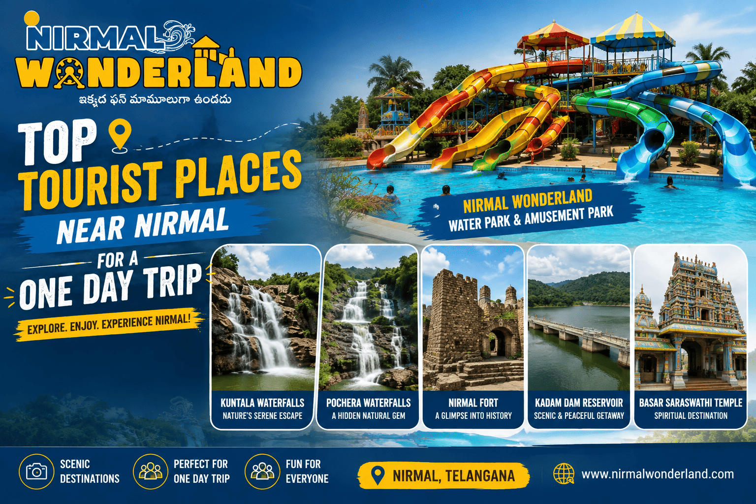 Top Tourist Places Near Nirmal For A One Day Trip