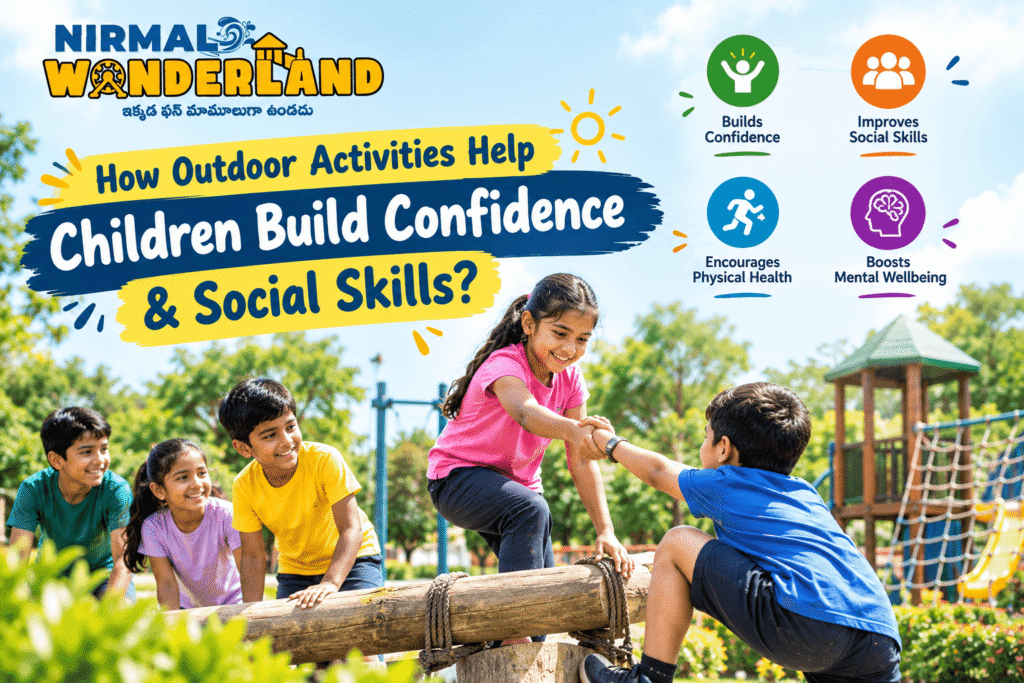 How Outdoor Activities Help Children Build Confidence & Social Skills?